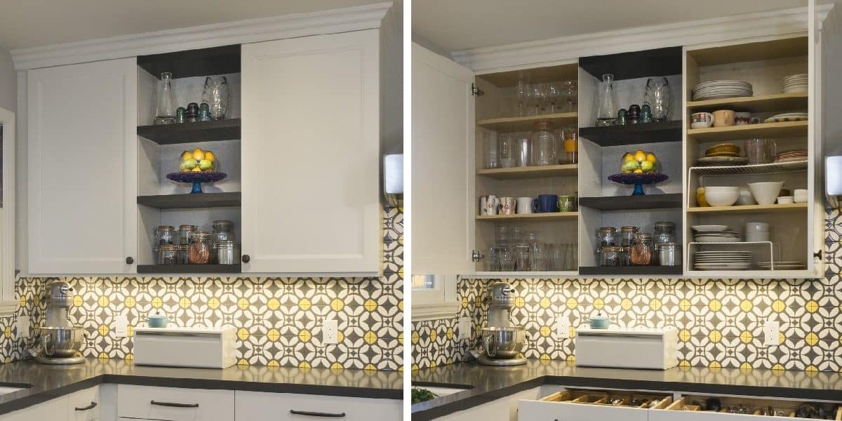 Open Shelf Kitchen Design Trends Merit Kitchens Design Centre Calgary